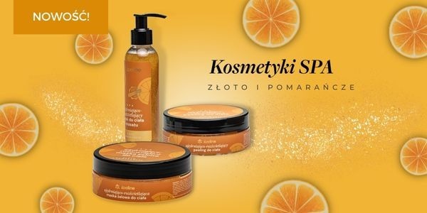 Nowość! Kosmetyki SPA od Iwoline - Złoto i Pomarańcze